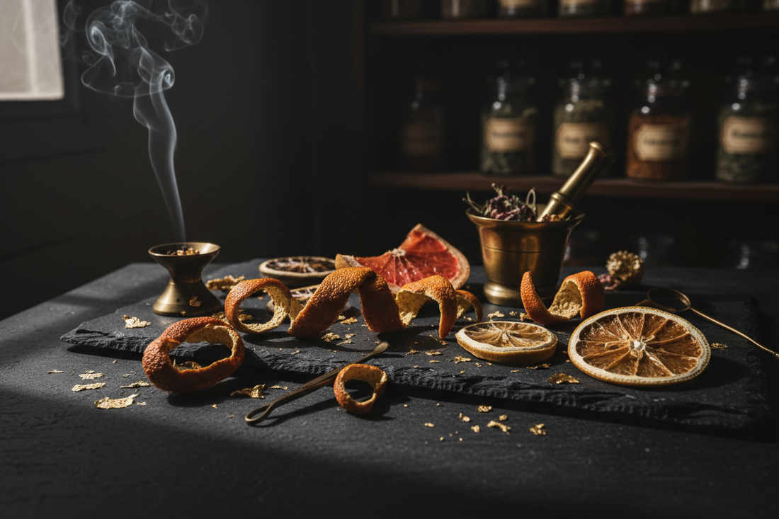 Shielded in Gold: The Dragons and Magic of Citrus Peels